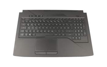 13N1-3GA0401 teclado incl. topcase original Asus DE (alemán) negro/negro con retroiluminacion