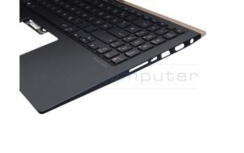 13N1-62A0141 teclado incl. topcase original Asus DE (alemán) azul/azul con retroiluminacion