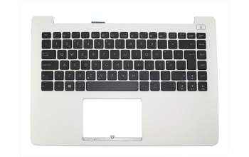 13NB0092AP0301 teclado incl. topcase original Asus PT (portugués) negro/blanco