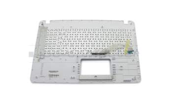 13NB0B02P05011 teclado incl. topcase original Asus DE (alemán) blanco/blanco incluyendo soporte ODD