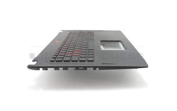 13NB0FVXP0X011 teclado incl. topcase original Asus DE (alemán) negro/negro con retroiluminacion