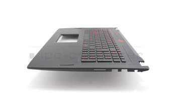 13NB0FVXP0X011 teclado incl. topcase original Asus DE (alemán) negro/negro con retroiluminacion
