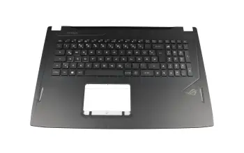 13NB0G91AP0311 teclado incl. topcase original Asus DE (alemán) negro/negro con retroiluminacion