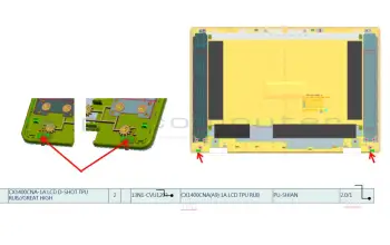 Asus 13NX03K2L07011 CX1400CNA-1B LCD D-SHOT TPU RUB