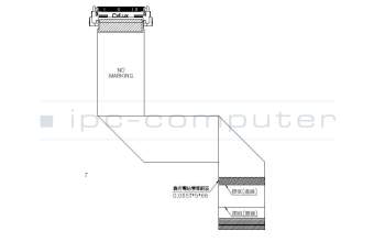 Asus 14004-00272100 LMT VE228 LVDS CABLE(AUO)