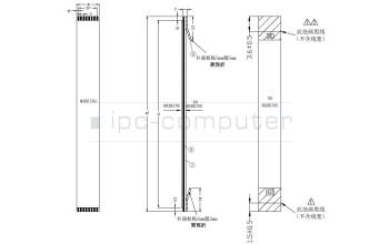 Asus 14010-00158300 G531GW KEY FFC 20P 0.5 L95.5