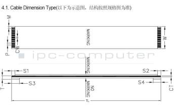 Asus 14010-00229700 G531 X50TP FFC 12P,0.5MM,L71.5