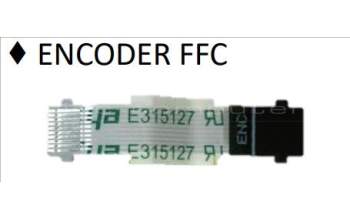 Asus 14010-00688800 W7604J3D ENCODER FFC 10P 0.5MM L30