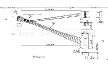 Asus 14011-03670100 D641SC HDD PW CABLE