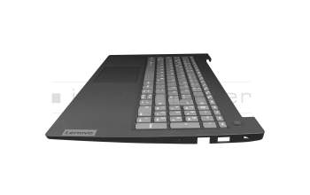 15926050 teclado incl. topcase original Lenovo DE (alemán) gris/negro