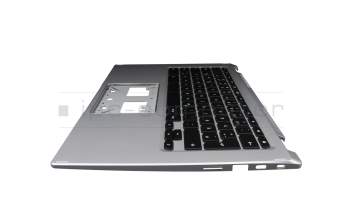 15F15HT7601 teclado incl. topcase original Acer DE (alemán) negro/plateado