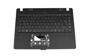 16F0A9U7601 teclado incl. topcase original Acer DE (alemán) negro/negro con retroiluminacion