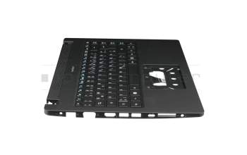 16F0A9U7601 teclado incl. topcase original Acer DE (alemán) negro/negro con retroiluminacion