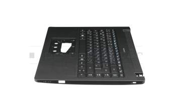 16F0A9U7601 teclado incl. topcase original Acer DE (alemán) negro/negro con retroiluminacion