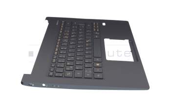 16M2UX18P901R3 teclado incl. topcase original Acer DE (alemán) antracita/antracita con retroiluminacion