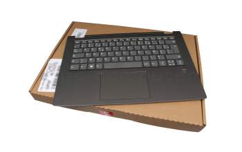 17L0772 teclado incl. topcase original Lenovo FR (francés) gris/canaso