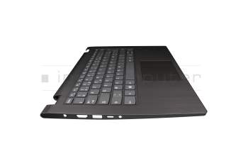 17L0772 teclado incl. topcase original Lenovo FR (francés) gris/canaso