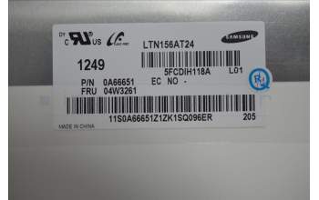 Lenovo 18200114 SEC LTN156AT24-L01 HD G W LED1 NB LED