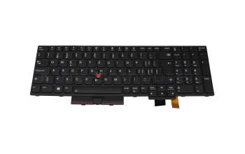 18T000W teclado original Lenovo CH (suiza) negro/negro con retroiluminacion y mouse-stick