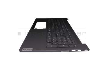 1KAFZZG0067 teclado incl. topcase original Lenovo DE (alemán) negro/canaso con retroiluminacion