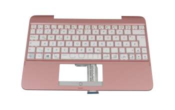 1KAHZZG002N teclado incl. topcase original Asus DE (alemán) blanco/rosé