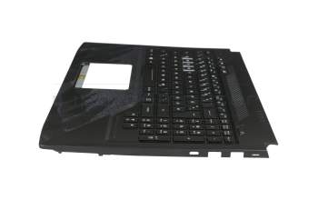 1KAHZZG0038 teclado incl. topcase original Asus DE (alemán) negro/negro con retroiluminacion
