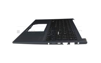 1KAHZZQ011A teclado incl. topcase original Asus DE (alemán) negro/azul con retroiluminacion
