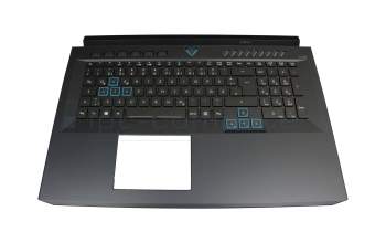 1KAJZZG060K teclado incl. topcase original Acer DE (alemán) negro/negro con retroiluminacion