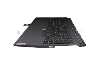 25G0063 teclado incl. topcase original Lenovo DE (alemán) negro/canaso con retroiluminacion