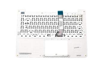 27XJ8KAJNJ0 teclado incl. topcase original Asus FR (francés) negro/blanco