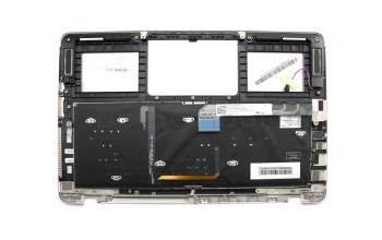 28N00G3VHQABL teclado incl. topcase original Asus DE (alemán) plateado/rosé con retroiluminacion