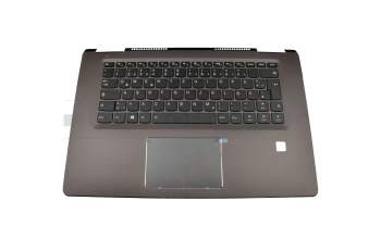 2FA1R0000100 teclado incl. topcase original Lenovo DE (alemán) negro/canaso con retroiluminacion