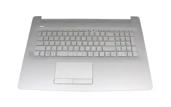2H1719-05330I Rev.A teclado incl. topcase HP DE (alemán) plateado/plateado (DVD)