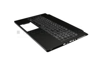 3076K6C221Y31 teclado incl. topcase original MSI DE (alemán) negro/negro con retroiluminacion