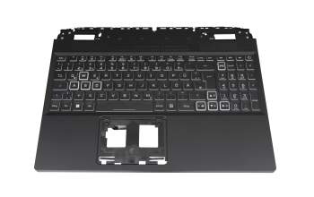 32204EB9K201 teclado incl. topcase original Acer DE (alemán) negro/negro con retroiluminacion (4060/4070)