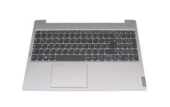 3255-002 teclado incl. topcase original Lenovo DE (alemán) gris/plateado