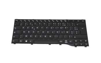 34082374 teclado original Fujitsu FR (francés) negro/negro