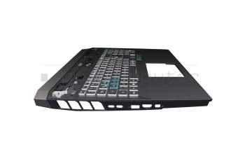 38F1PAM7601 teclado incl. topcase original Acer DE (alemán) negro/negro con retroiluminacion