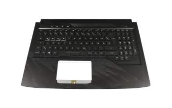 3BBKLTAJN70 teclado incl. topcase original Asus DE (alemán) negro/negro con retroiluminacion