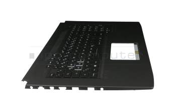 3RBKNTFJN00 teclado incl. topcase original Asus DE (alemán) negro/negro con retroiluminacion