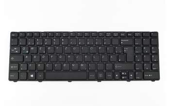 40043074 teclado original Medion DE (alemán) negro/negro brillante con Windows 7 Layout