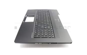 40054762 teclado incl. topcase original Medion DE (alemán) negro/negro con retroiluminacion
