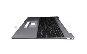 40074203 teclado incl. topcase original Medion DE (alemán) negro/canaso