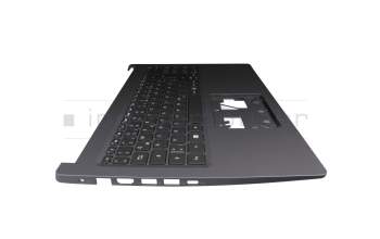 41F144N7601 teclado incl. topcase original Acer DE (alemán) negro/negro con retroiluminacion