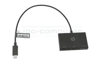 HP Z6A00AA original Adaptador USB-C a 3x USB 3.0