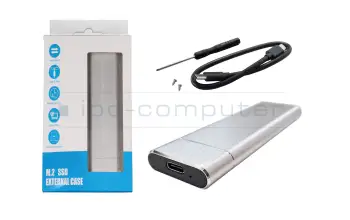 IPC-Computer USBGEK Caja para SSD M.2 compatible con SATA/PCIe
