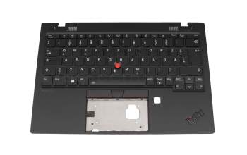 460.0RD06.0012 teclado incl. topcase original Lenovo DE (alemán) negro/negro con retroiluminacion y mouse stick