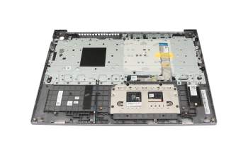 460.0TE0N.0003 teclado incl. topcase original Lenovo FR (francés) gris/canaso con retroiluminacion