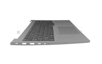 460.0TE0O.0003 teclado incl. topcase original Lenovo DE (alemán) gris oscuro/canaso con retroiluminacion