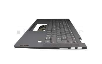 4600MD080011 teclado incl. topcase original Lenovo DE (alemán) gris/canaso